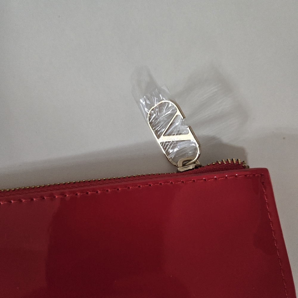 Valentino Red Clutch / Makeup Travel Bag - Picture 3 of 7
